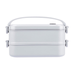 Gerecycled PP lunchbox met luchtdicht deksel 800ml kleur wit eerste weergave