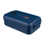 Lunchbox van plastic met kliksluiting 800ml, geschikt voor magnetron negende weergave