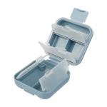 Pillendoosje van plastic met 5 aparte vakjes eerste weergave