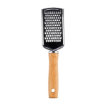 RVS rasp met houten handvat, te bedrukken met logo kleur bruin eerste weergave