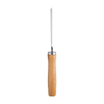 RVS rasp met houten handvat, te bedrukken met logo derde weergave