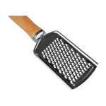 RVS rasp met houten handvat, te bedrukken met logo vijfde weergave