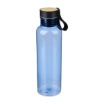 RPET-drinkfles met bamboe detail en draaglus in de dop 750ml eerste weergave