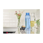RPET-drinkfles met bamboe detail en draaglus in de dop 750ml zevende weergave
