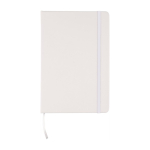 Duurzaam RPET notitieboek A5 hardcover met gelinieerde pagina’s kleur wit eerste weergave