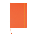 Duurzaam RPET notitieboek A5 hardcover met gelinieerde pagina’s kleur oranje eerste weergave