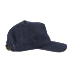 5-panel pet in diverse kleuren met stonewashed effect 240 g/m2 vierde weergave