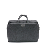Laptoptas 16'' met zijvakken kleur grijs met jouw bedrukking