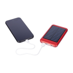 Zonne-energie powerbank van aluminium met gekleurde randen 4.000 mAh negende weergave
