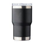 RVS gerecyclede beker 350ml met keramische coating kleur zwart eerste weergave