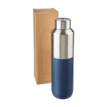 RVS gerecyclede drinkfles 600ml met zilverkleurige dop zevende weergave