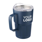 Take-away mok met handvat van gerecycled RVS 450ml tweede weergave