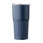 Thermosbeker van gerecycled RVS 500ml met schuifdeksel vijfde weergave