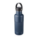 Drinkfles van gerecycled RVS met draaglus aan de dop 500ml eerste weergave