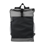 Waterafstotende rolltop rugzak voor laptop 15'' kleur grijs eerste weergave