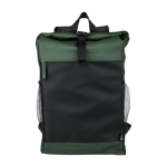 Waterafstotende rolltop rugzak voor laptop 15'' kleur groen eerste weergave