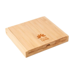 Set van 4 kaasbestekken van RVS met houten handvatten tweede weergave