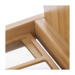 Set van 4 kaasbestekken van RVS met houten handvatten zevende weergave