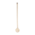 Houten medaille met katoenen koord en veiligheidssluiting kleur bruin eerste weergave