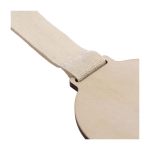 Houten medaille met katoenen koord en veiligheidssluiting zevende weergave
