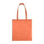 Non-woven tas van gerecycled materiaal 80 g/m² met gelaste hengsels kleur oranje eerste weergave
