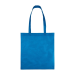 Non-woven tas van gerecycled materiaal 80 g/m² met gelaste hengsels kleur lichtblauw eerste weergave