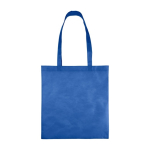 Non-woven tas van gerecycled materiaal 80 g/m² met gelaste hengsels kleur ultramarijn blauw eerste weergave