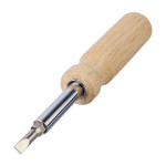 Schroevendraaier met 4 verwisselbare magnetische bits in het handvat vijfde weergave