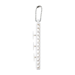 Set van 12 golftees van gerecycled plastic met metalen koord vijfde weergave