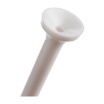 Set van 12 golftees van gerecycled plastic met metalen koord achtste weergave