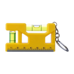 Sleutelhanger met waterpas, liniaal van 7 cm en magnetische basis