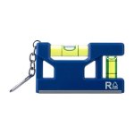 Sleutelhanger met waterpas, liniaal van 7 cm en magnetische basis vierde weergave