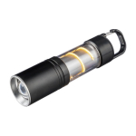 COB zaklamp van aluminium met 3 lichtfuncties en karabijnhaak zesde weergave