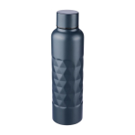 RVS drinkfles met geometrische textuur 800ml eerste weergave