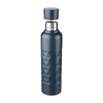RVS drinkfles met geometrische textuur 800ml tweede weergave