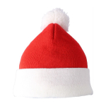 Kerstmuts van acryl met pompon van polyester derde weergave