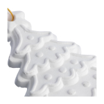 Kerstboom knutselset van gips met 3 acrylverven derde weergave
