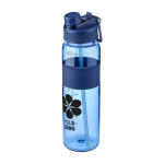 Plastic drinkfles met dubbele sluiting in de dop 900ml tweede weergave
