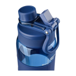 Plastic drinkfles met dubbele sluiting in de dop 900ml achtste weergave