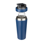 Shaker van gerecycled roestvrij staal met metalen mengbal 750ml zesde weergave