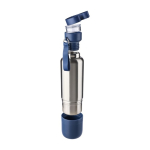 RVS drinkfles met polsriem en beker in de bodem 500ml derde weergave