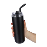 Drinkfles van roestvrij staal 500ml met dubbele sluiting