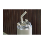 Drinkfles van roestvrij staal 500ml met dubbele sluiting