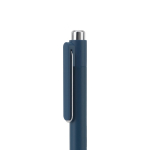 Set van balpennen in gerecycled aluminium, met of zonder blauwe inkt kleur blauw zesde weergave