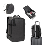 Rugzak van gerecycled polyester geschikt voor handbagage 14” diverse kleuren