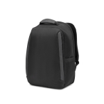 Waterafstotende anti-diefstal rugzak van keperstof met laptopvak 17” kleur zwart