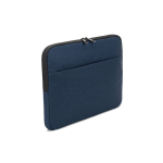 Hoogwaardige laptophoes van gerecycled polyester voor 14” laptops kleur blauw