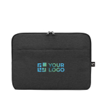 Hoogwaardige laptophoes van gerecycled polyester voor 14” laptops met afdrukgebied