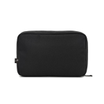 Organizer tas voor gadgets, gemaakt van gerecycled polyester kleur zwart tweede weergave