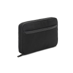 Organizer tas voor gadgets, gemaakt van gerecycled polyester kleur zwart